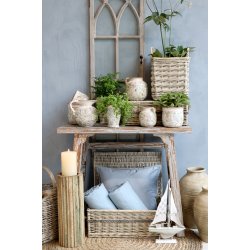 Chic Antique Aix Vintage Quilt Sky blue, 130x180 cm