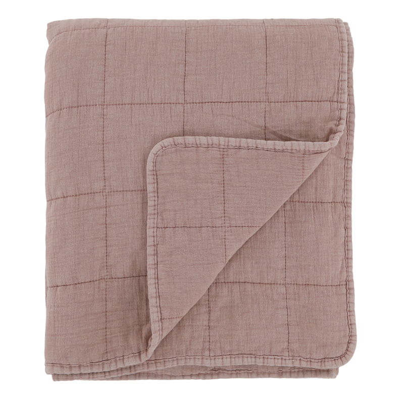 Chic Antique Aix Vintage Quilt rosa, 130x180 cm