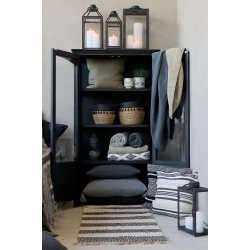 Chic Antique Aix Vintage Quilt midnight, 130x180 cm