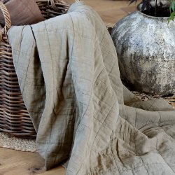 Chic Antique Aix Vintage Quilt Eukalyptus, 130x180 cm