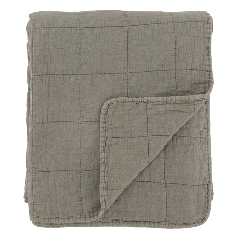 Chic Antique Aix Vintage Quilt Eukalyptus, 130x180 cm