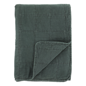 Chic Antique Aix Vintage Quilt Skovgrn, 130x180 cm