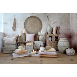Chic Antique Aix Pudebetr�k i velour 50x50 cm - Nougat