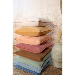Chic Antique Aix Pudebetr�k i velour 50x50 cm - Nougat