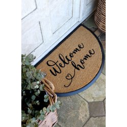Chic Antique D�rm�tte, Welcome home, Halvrund 45x75 cm