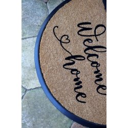 Chic Antique D�rm�tte, Welcome home, Halvrund 45x75 cm