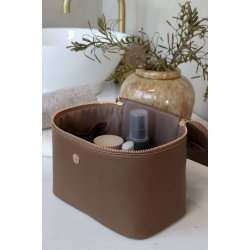 Chic Antique Toilettaske, Coffee 17x22x14 cm