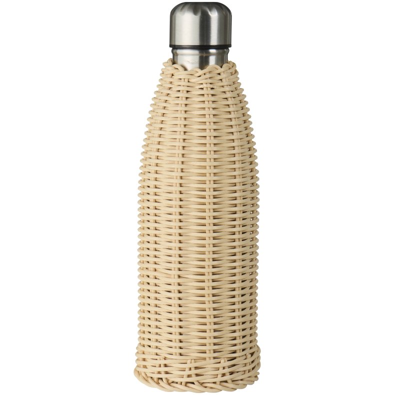 Ib Laursen Termoflaske natur polyrattan h�ndflettet 500 ml