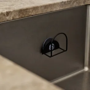 DESIGNSTUFF DRIP Holder til svampe, sort