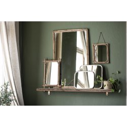 Ib Laursen Spejl m/bambuskant svungen top