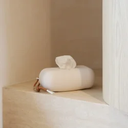 DESIGNSTUFF CUBI Cover til v�dservietter, hvid
