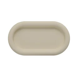 DESIGNSTUFF RUND Bubble silikonebakke, 22cm, sand