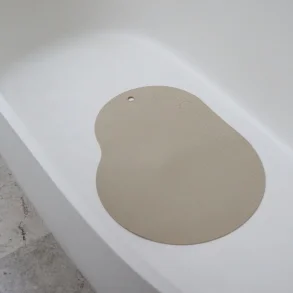 DESIGNSTUFF CURV Silikone skridsikker badem�tte, sand