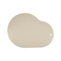 DESIGNSTUFF CURV Silikone skridsikker badem�tte, sand