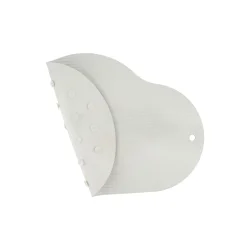 DESIGNSTUFF CURV Silikone skridsikker badem�tte, lysegr�