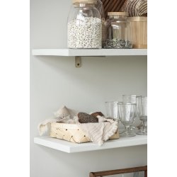 Ib Laursen, hyldebrer antik messing 21 cm 1 stk