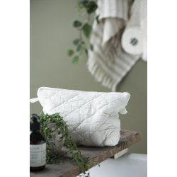 Ib Laursen Toilettaske Quiltet - Butter Cream