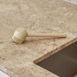DESIGNSTUFF VANA Opvaskeb�rste, Silikone, sand