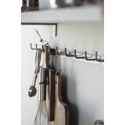 Ib Laursen Knagerkke m/8 knager rustfri stl-look