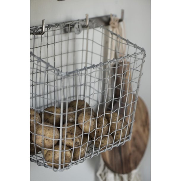 Ib Laursen, Knagerkke med 3 knager, rustfri stl-look