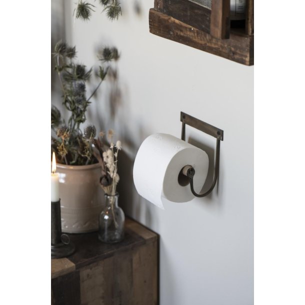 Ib Laursen Toiletrulleholder, m/trrulle - antik messing