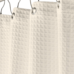 Waffle badeforhng Ivory, 180x200 cm vaflet - VaskBAR