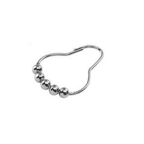 Chrom ringe til badeforhng letlb,12 stk