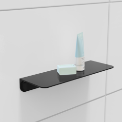 NEM hylde uden skruer - sort