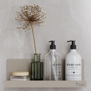 Nortiq T&B selvklbende hylde, Medium T4 - Beige