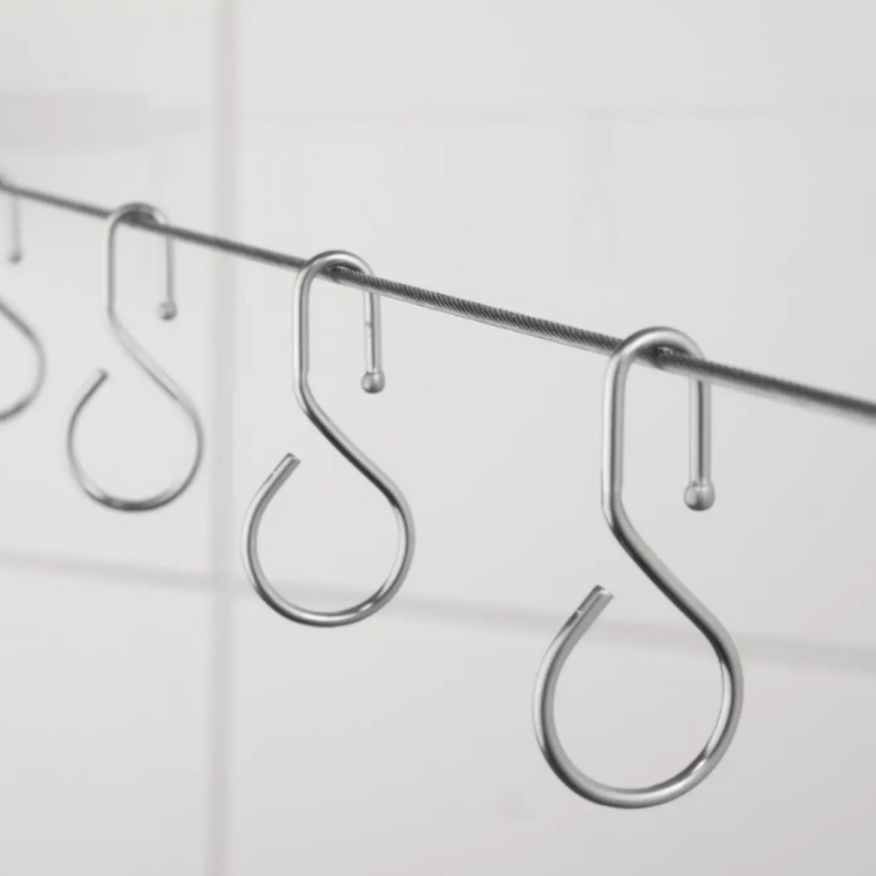 RIDDER kroge til wire forh�ng system, 16 stk