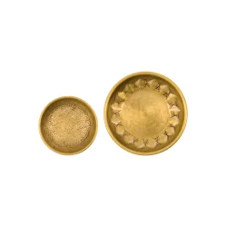 House Doctor Sk�l, Una, s�t m. 2 stk, Gylden