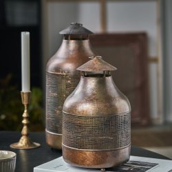 House Doctor, Hurricane, Nett H27 cm, Antik brun