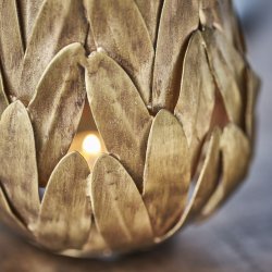 House Doctor Fyrfadsstage, Luka, Antik guld finish