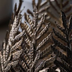 House Doctor Fyrfadsstage, Mara, Antik guld finish/st m. 2 stk