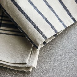 House Doctor Viskestykker, Chef st m/ 2 stk - sort