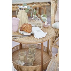 Ib Laursen Termokande natur polyrattan hndflettet 1,5 ltr