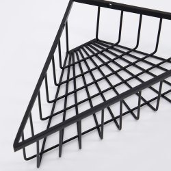 House Doctor Bath Badevrelseskurv til hjrne, sort