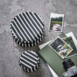 House Doctor Opbevaring, Topp, Sort/Rhvid, st m. 2 stk