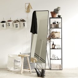 House Doctor Vasketjspose, Wash Instructions, hvid/sort