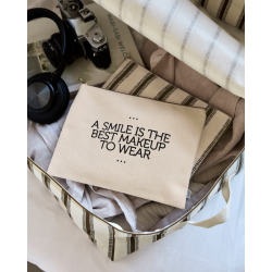 House Doctor Kobling st m. 2/clutches, Canva, Sort, rhvid, brun