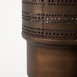 House Doctor Lysestage, Mesu, H34.5 cm - Antik brun