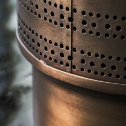 House Doctor Lysestage, Mesu, H34.5 cm - Antik brun