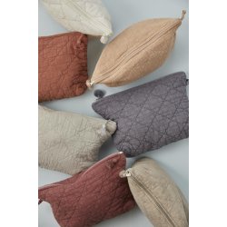 Ib Laursen Toilettaske Quiltet - Butter Cream