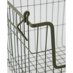 House Doctor Kurv, Taw H23,5 cm, Armygrn