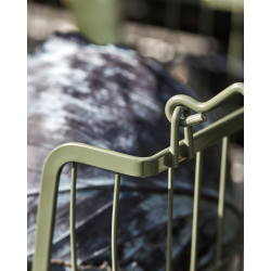 House Doctor Kurv, Taw H23,5 cm, Armygrn