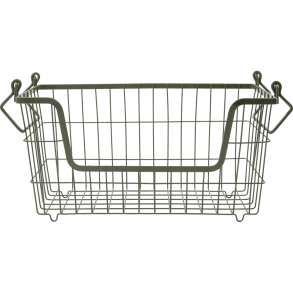 House Doctor Kurv, Taw H18 cm, Armygrn