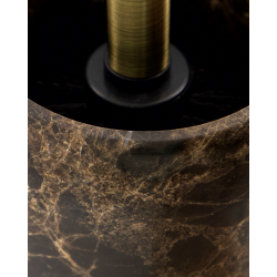 House Doctor Toiletbrste, Able, Brun marmor