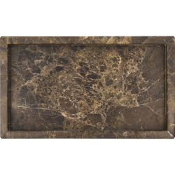 House Doctor Dekorationsbakke, Able, Brun marmor