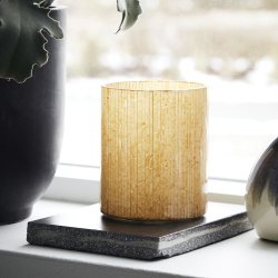 House Doctor Fyrfadsstage, Mirr 12.5 cm - gylden