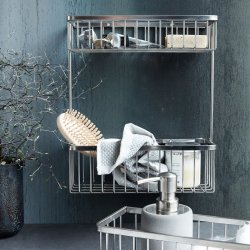 House Doctor Bath Single Badevrelseskurv, Silver